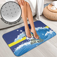 Personalized Curacao Football Bathroom Set First-ever World Cup Ride The Blue Wave - Wonder Print Shop