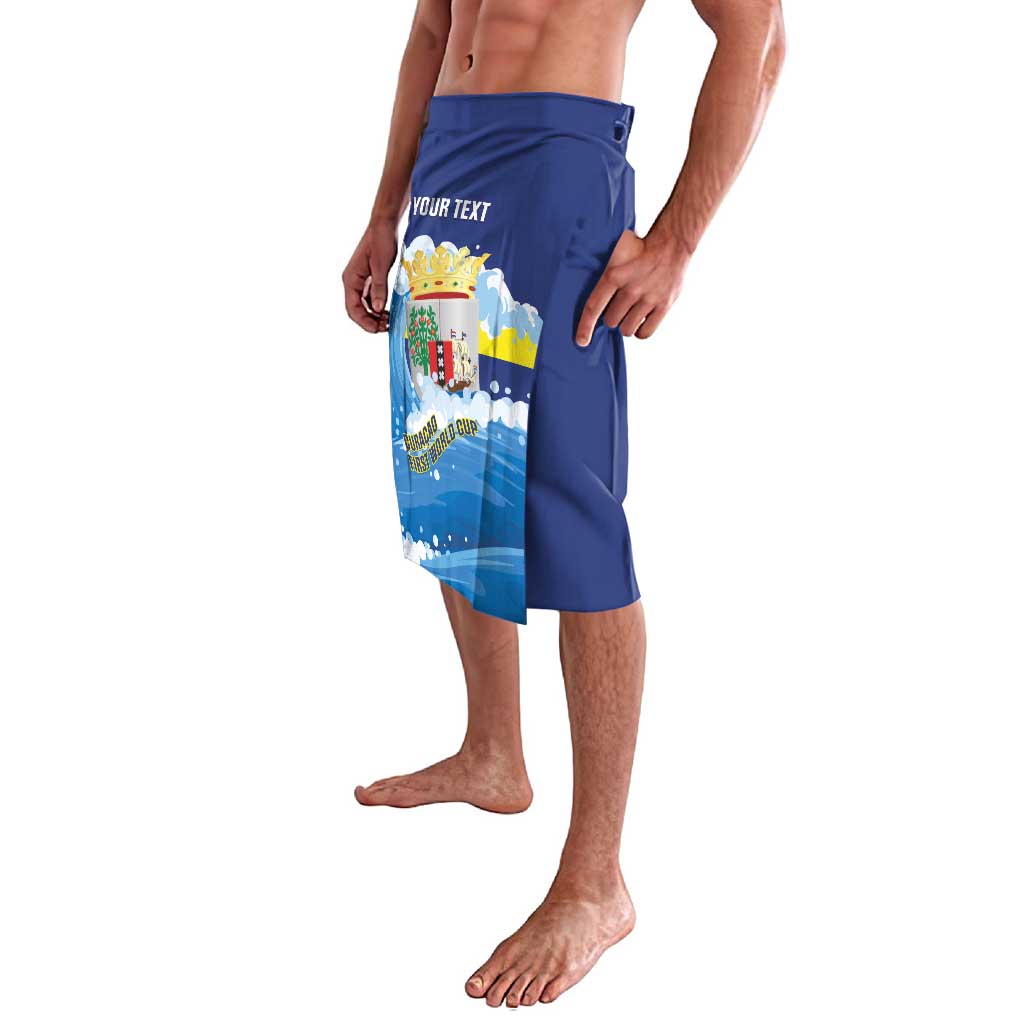 Personalized Curacao Football Lavalava First-ever World Cup Ride The Blue Wave - Wonder Print Shop