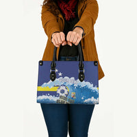 Personalized Curacao Football Leather Bag First-ever World Cup Ride The Blue Wave - Wonder Print Shop