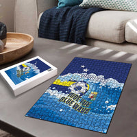 Personalized Curacao Football Puzzle First-ever World Cup Ride The Blue Wave - Wonder Print Shop