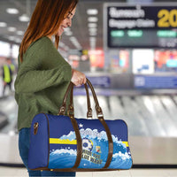 Personalized Curacao Football Travel Bag First-ever World Cup Ride The Blue Wave - Wonder Print Shop