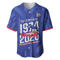 Personalized Haiti Football Baseball Jersey Les Grenadiers Made History Once Again Blue Color - Wonder Print Shop