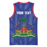 Personalized Haiti Football Basketball Jersey Les Grenadiers Made History Once Again Blue Color - Wonder Print Shop