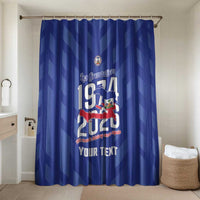 Personalized Haiti Football Bathroom Set Les Grenadiers Made History Once Again Blue Color - Wonder Print Shop