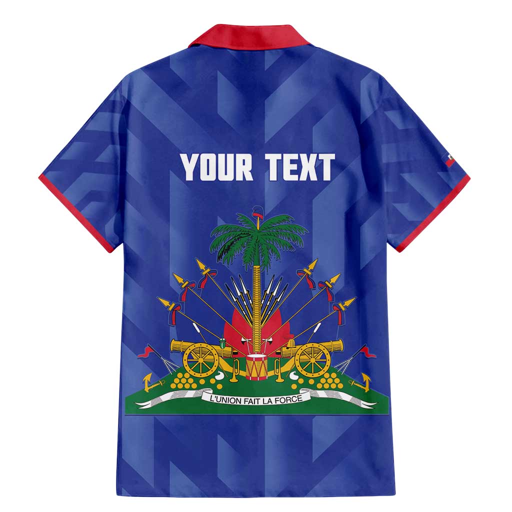 Personalized Haiti Football Family Matching Mermaid Dress and Hawaiian Shirt Les Grenadiers Made History Once Again Blue Color - Wonder Print Shop