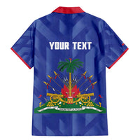 Personalized Haiti Football Family Matching Mermaid Dress and Hawaiian Shirt Les Grenadiers Made History Once Again Blue Color - Wonder Print Shop
