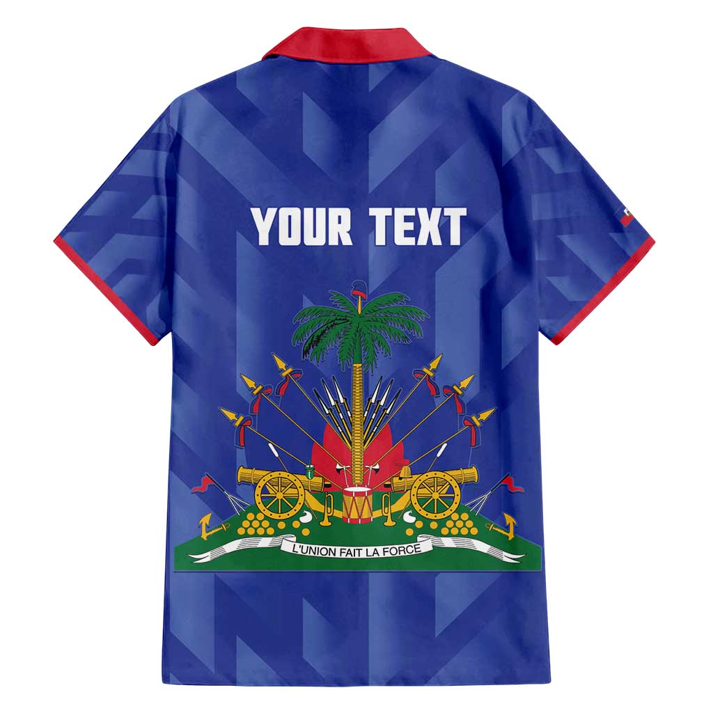 Personalized Haiti Football Family Matching Puletasi and Hawaiian Shirt Les Grenadiers Made History Once Again Blue Color - Wonder Print Shop