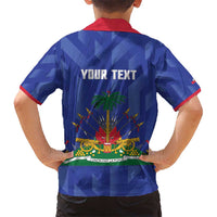 Personalized Haiti Football Hawaiian Shirt Les Grenadiers Made History Once Again Blue Color - Wonder Print Shop