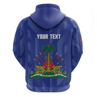 Personalized Haiti Football Hoodie Les Grenadiers Made History Once Again Blue Color - Wonder Print Shop