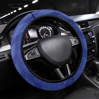Haiti Football Steering Wheel Cover Les Grenadiers Made History Once Again Blue Color - Wonder Print Shop