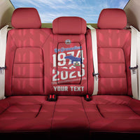 Personalized Haiti Football Back Car Seat Cover Les Grenadiers Made History Once Again Red Color - Wonder Print Shop