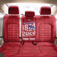 Personalized Haiti Football Back Car Seat Cover Les Grenadiers Made History Once Again Red Color - Wonder Print Shop