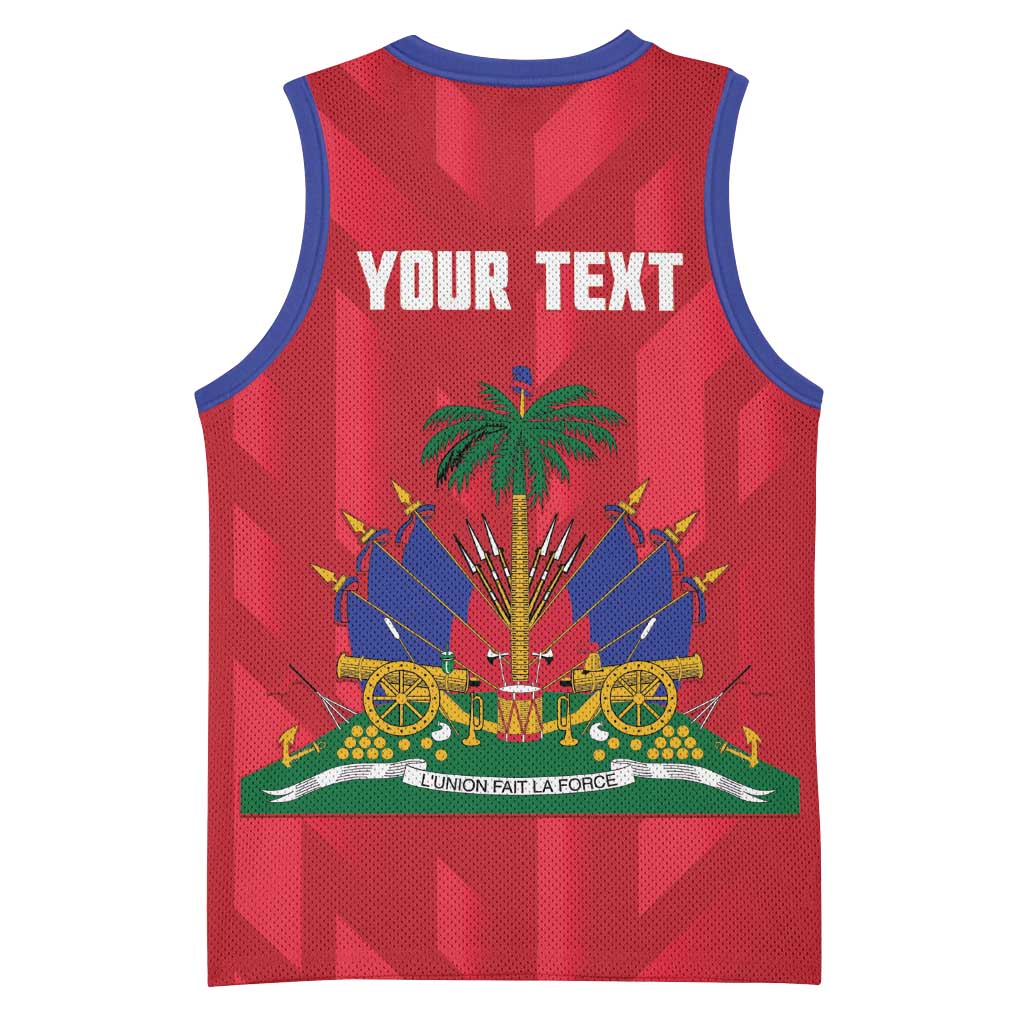 Personalized Haiti Football Basketball Jersey Les Grenadiers Made History Once Again Red Color - Wonder Print Shop