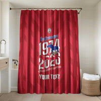 Personalized Haiti Football Bathroom Set Les Grenadiers Made History Once Again Red Color - Wonder Print Shop
