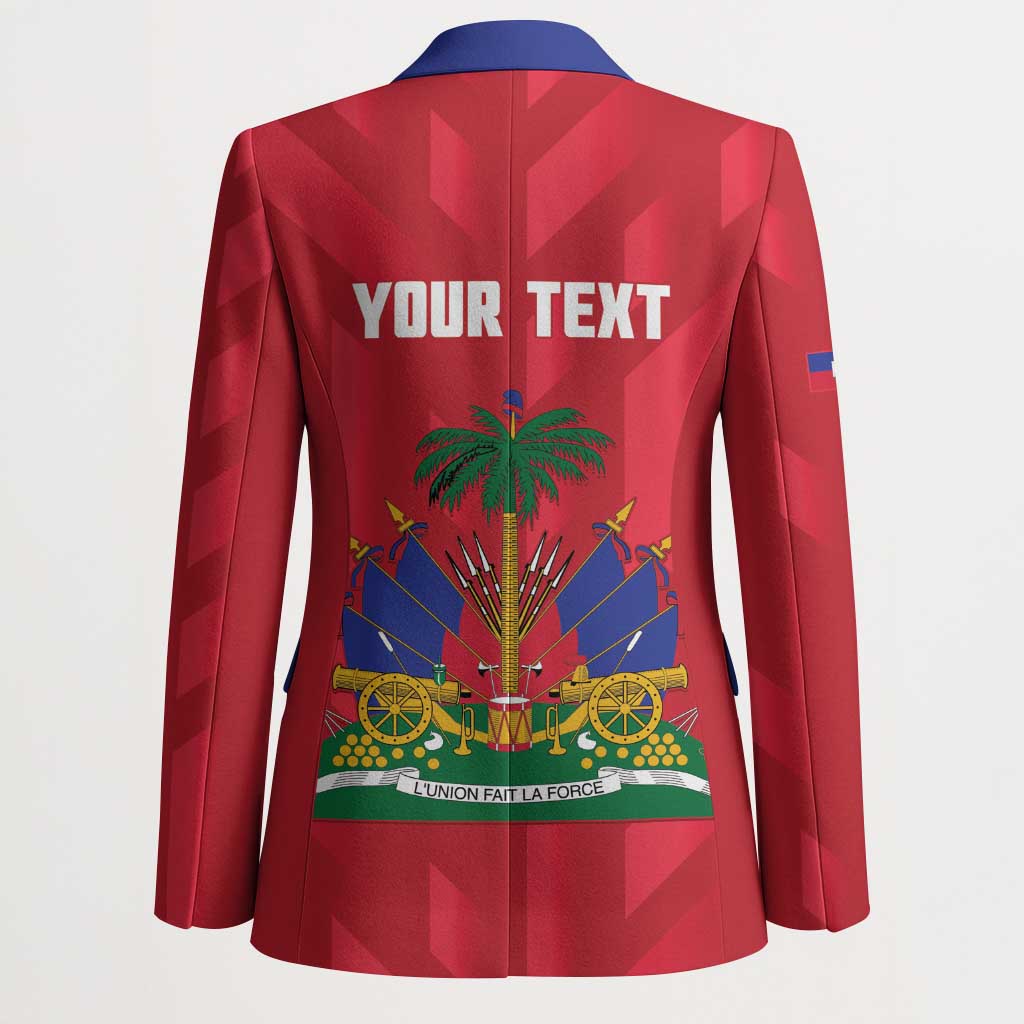 Personalized Haiti Football Blazer Les Grenadiers Made History Once Again Red Color - Wonder Print Shop