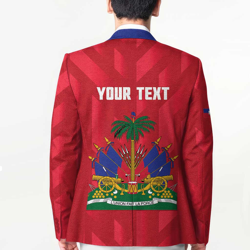 Personalized Haiti Football Blazer Les Grenadiers Made History Once Again Red Color - Wonder Print Shop