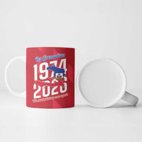 Personalized Haiti Football Ceramic Mug Les Grenadiers Made History Once Again Red Color - Wonder Print Shop