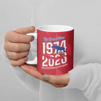 Personalized Haiti Football Ceramic Mug Les Grenadiers Made History Once Again Red Color - Wonder Print Shop