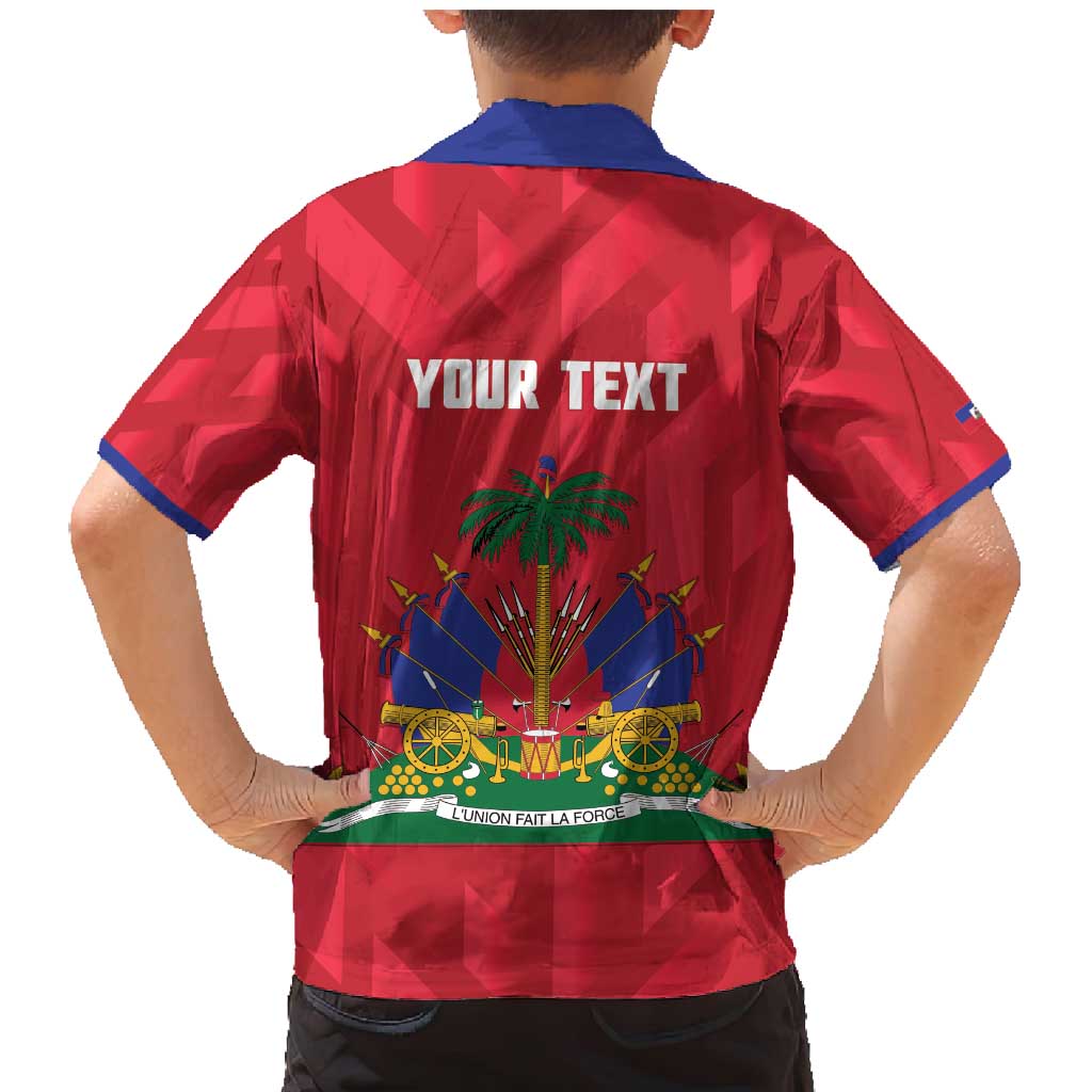 Personalized Haiti Football Family Matching Mermaid Dress and Hawaiian Shirt Les Grenadiers Made History Once Again Red Color - Wonder Print Shop