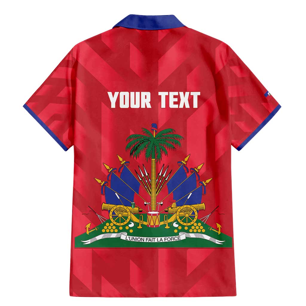 Personalized Haiti Football Family Matching Mermaid Dress and Hawaiian Shirt Les Grenadiers Made History Once Again Red Color - Wonder Print Shop