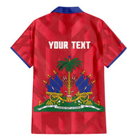 Personalized Haiti Football Family Matching Mermaid Dress and Hawaiian Shirt Les Grenadiers Made History Once Again Red Color - Wonder Print Shop