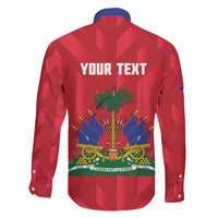 Personalized Haiti Football Family Matching Off Shoulder Short Dress and Hawaiian Shirt Les Grenadiers Made History Once Again Red Color - Wonder Print Shop