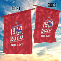 Personalized Haiti Football Garden Flag Les Grenadiers Made History Once Again Red Color - Wonder Print Shop