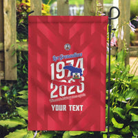 Personalized Haiti Football Garden Flag Les Grenadiers Made History Once Again Red Color - Wonder Print Shop
