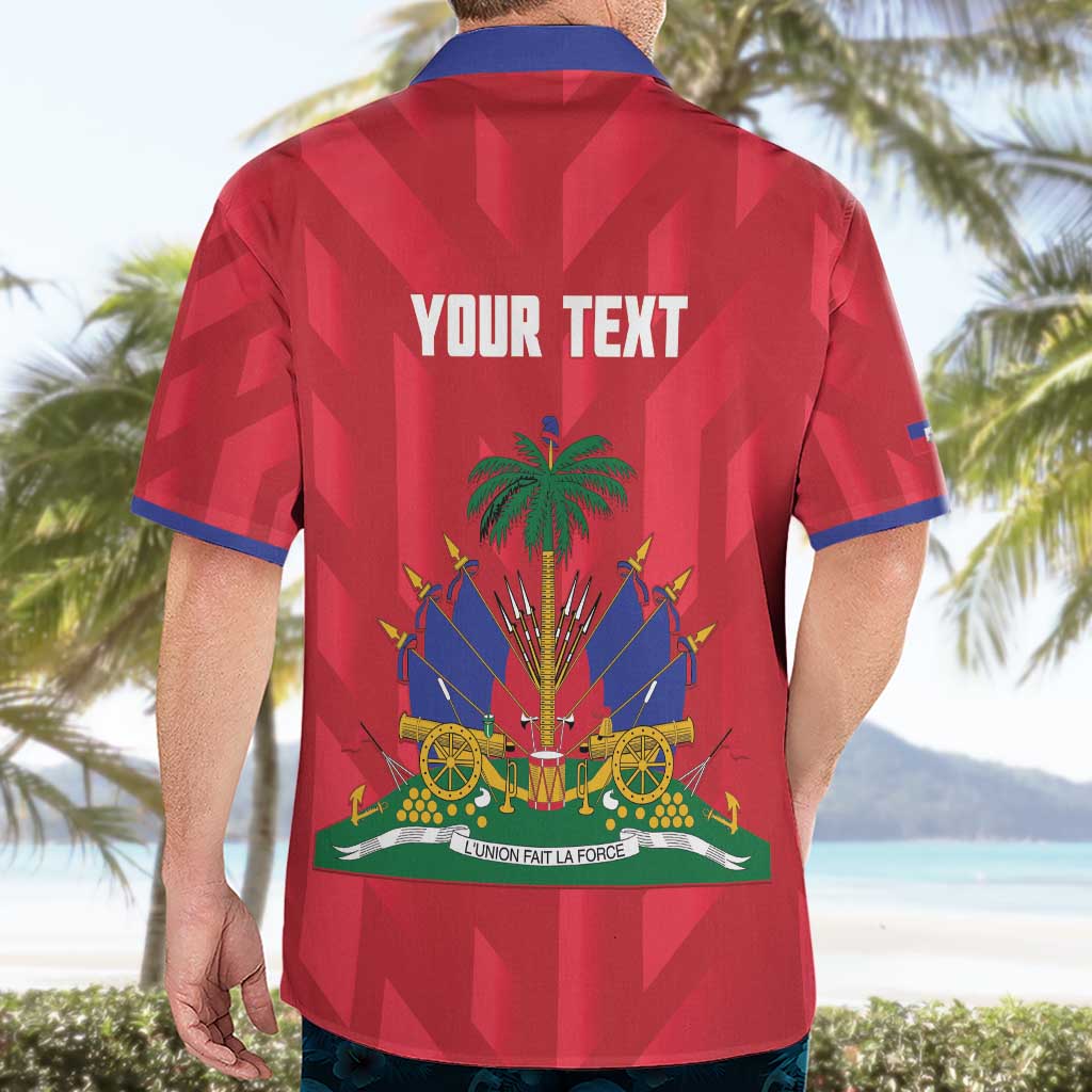 Personalized Haiti Football Hawaiian Shirt Les Grenadiers Made History Once Again Red Color - Wonder Print Shop