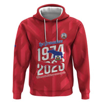 Personalized Haiti Football Hoodie Les Grenadiers Made History Once Again Red Color - Wonder Print Shop