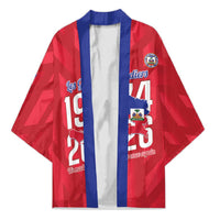 Personalized Haiti Football Kimono Les Grenadiers Made History Once Again Red Color - Wonder Print Shop