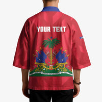 Personalized Haiti Football Kimono Les Grenadiers Made History Once Again Red Color - Wonder Print Shop