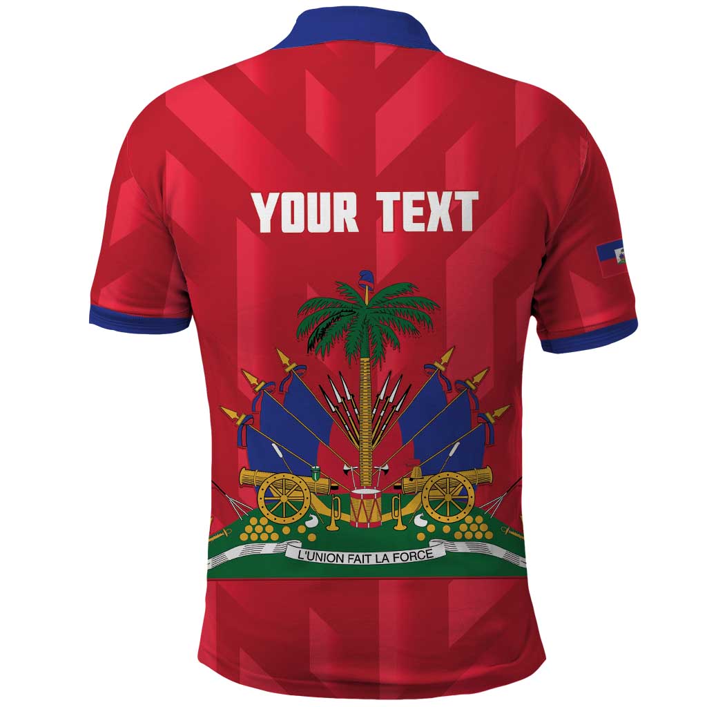 Personalized Haiti Football Polo Shirt Les Grenadiers Made History Once Again Red Color - Wonder Print Shop