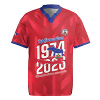 Personalized Haiti Football Rugby Jersey Les Grenadiers Made History Once Again Red Color - Wonder Print Shop