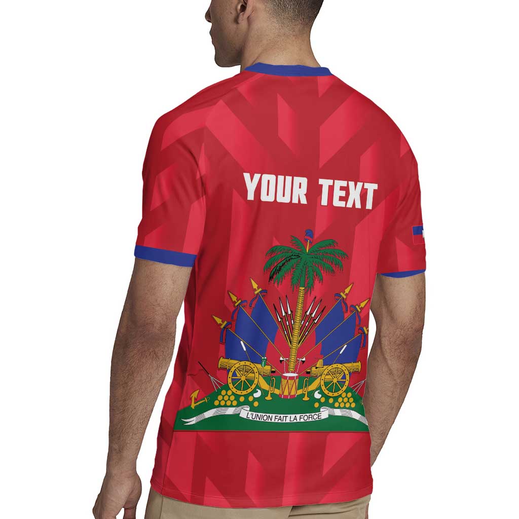 Personalized Haiti Football Rugby Jersey Les Grenadiers Made History Once Again Red Color - Wonder Print Shop