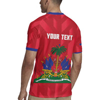 Personalized Haiti Football Rugby Jersey Les Grenadiers Made History Once Again Red Color - Wonder Print Shop