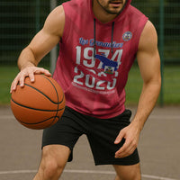 Personalized Haiti Football Sleeveless Hoodie Les Grenadiers Made History Once Again Red Color - Wonder Print Shop