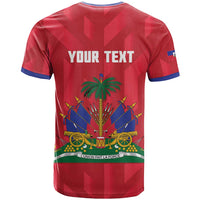 Personalized Haiti Football T Shirt Les Grenadiers Made History Once Again Red Color - Wonder Print Shop