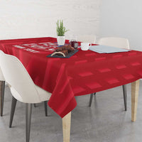 Personalized Haiti Football Tablecloth Les Grenadiers Made History Once Again Red Color - Wonder Print Shop