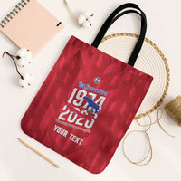 Personalized Haiti Football Tote Bag Les Grenadiers Made History Once Again Red Color - Wonder Print Shop