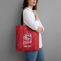 Personalized Haiti Football Tote Bag Les Grenadiers Made History Once Again Red Color - Wonder Print Shop