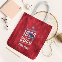 Personalized Haiti Football Tote Bag Les Grenadiers Made History Once Again Red Color - Wonder Print Shop