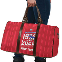 Personalized Haiti Football Travel Bag Les Grenadiers Made History Once Again Red Color - Wonder Print Shop