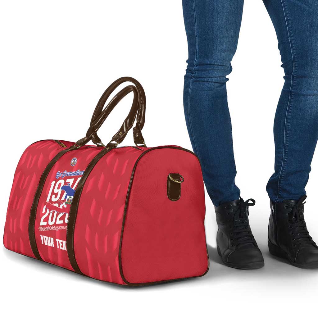 Personalized Haiti Football Travel Bag Les Grenadiers Made History Once Again Red Color - Wonder Print Shop