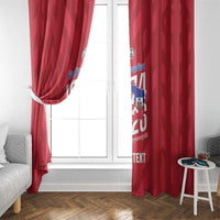 Personalized Haiti Football Window Curtain Les Grenadiers Made History Once Again Red Color - Wonder Print Shop