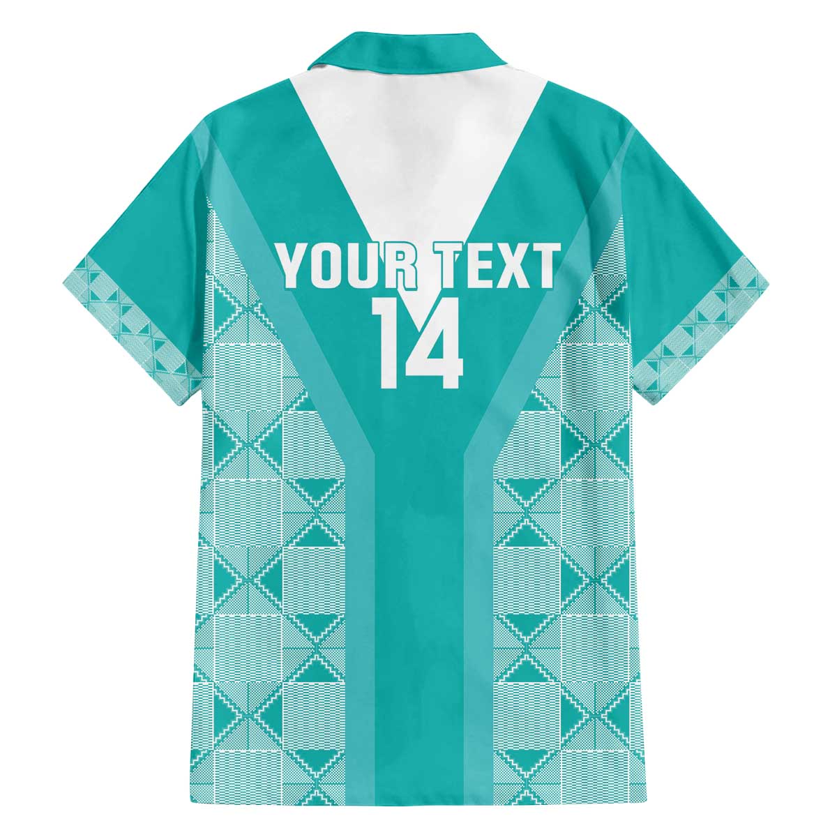 Custom South Africa Rugby Family Matching Off The Shoulder Long Sleeve Dress and Hawaiian Shirt Go Champions Springboks - Teal Version - Wonder Print Shop