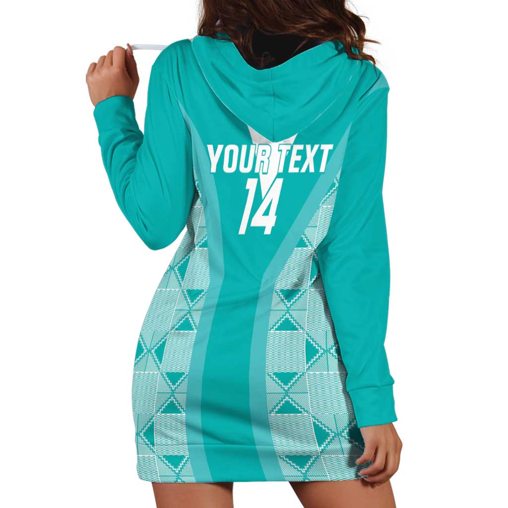 Custom South Africa Rugby Hoodie Dress Go Champions Springboks - Teal Version - Wonder Print Shop