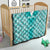 Custom South Africa Rugby Quilt Go Champions Springboks - Teal Version - Wonder Print Shop
