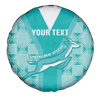 Custom South Africa Rugby Spare Tire Cover Go Champions Springboks - Teal Version - Wonder Print Shop