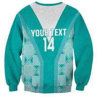 Custom South Africa Rugby Sweatshirt Go Champions Springboks - Teal Version - Wonder Print Shop